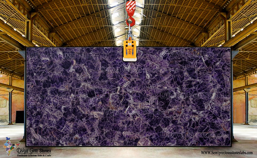 Amethyst slab