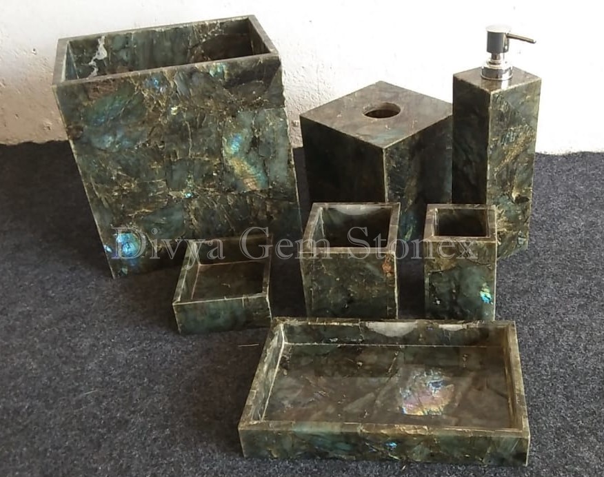 Labradorite Bathroom Accessories