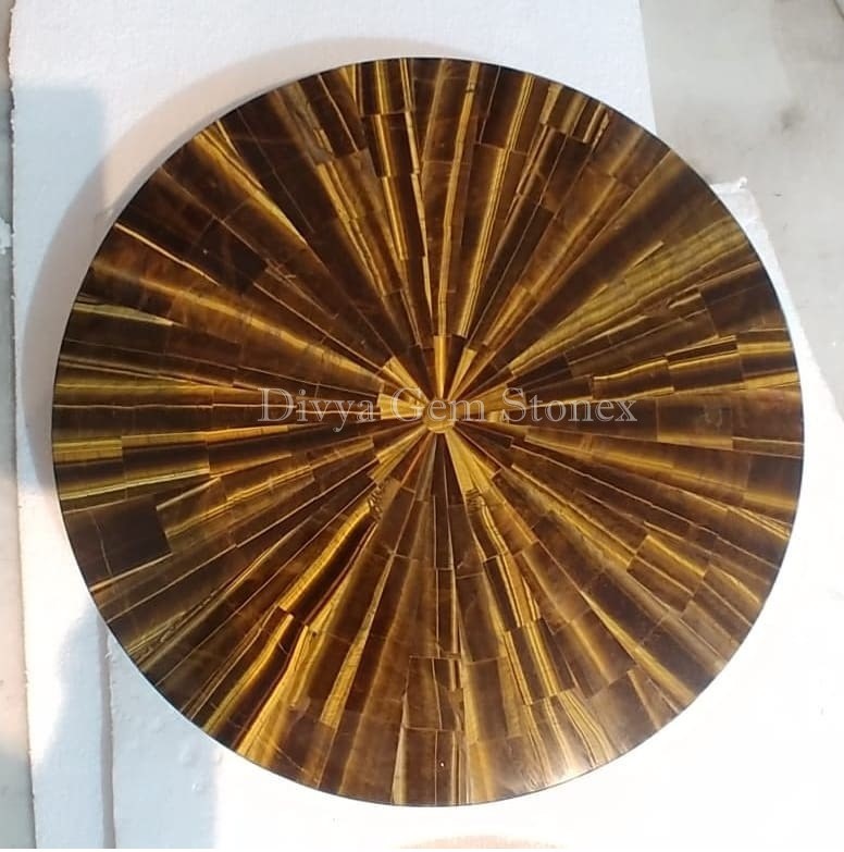 Golden Tiger Eye Sun Rays Pattens